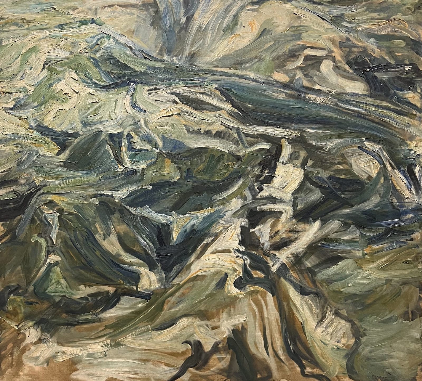 Philip Pearlstein, Waves, 1956
