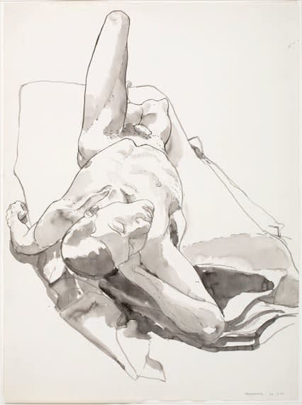Philip Pearlstein, Foreshortened Nude, 1966