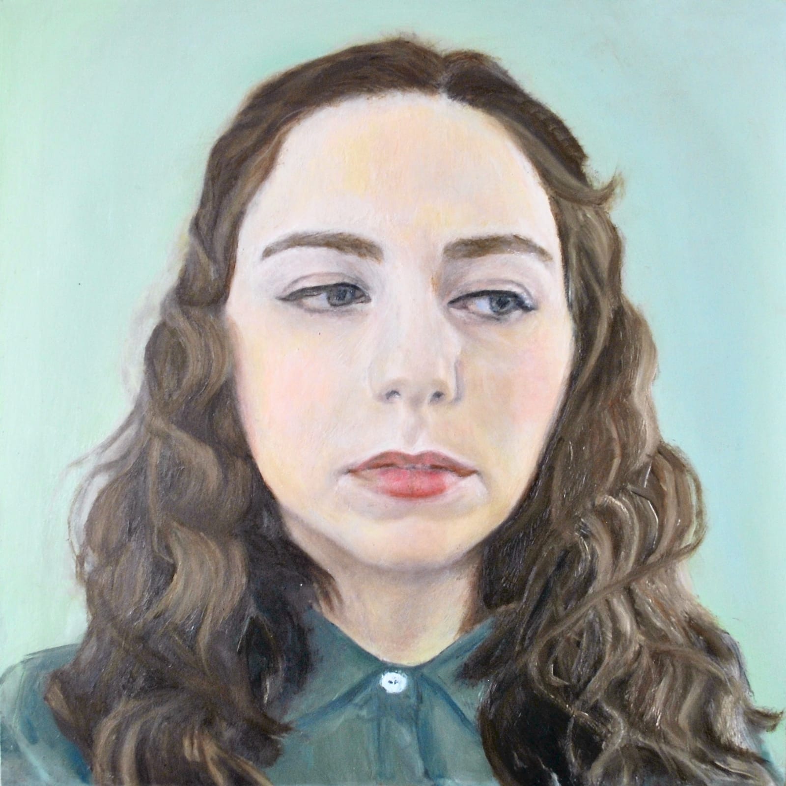 Lauren Ross, Self Portrait in Thought, 2021