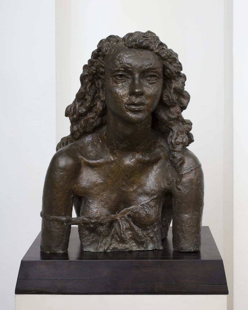 Jacob Epstein, Second Portrait of Deidre (in a slip), 1941-2