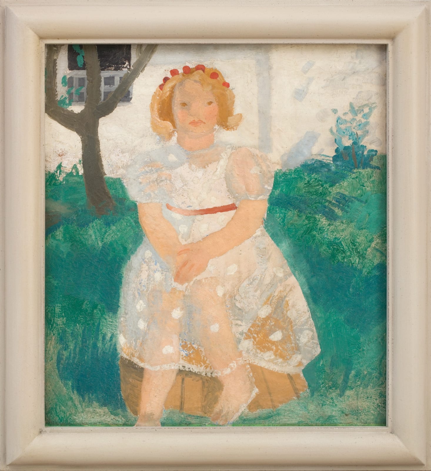 Winifred Nicholson, Joanna Roberts at Burtholme, 1933, c.