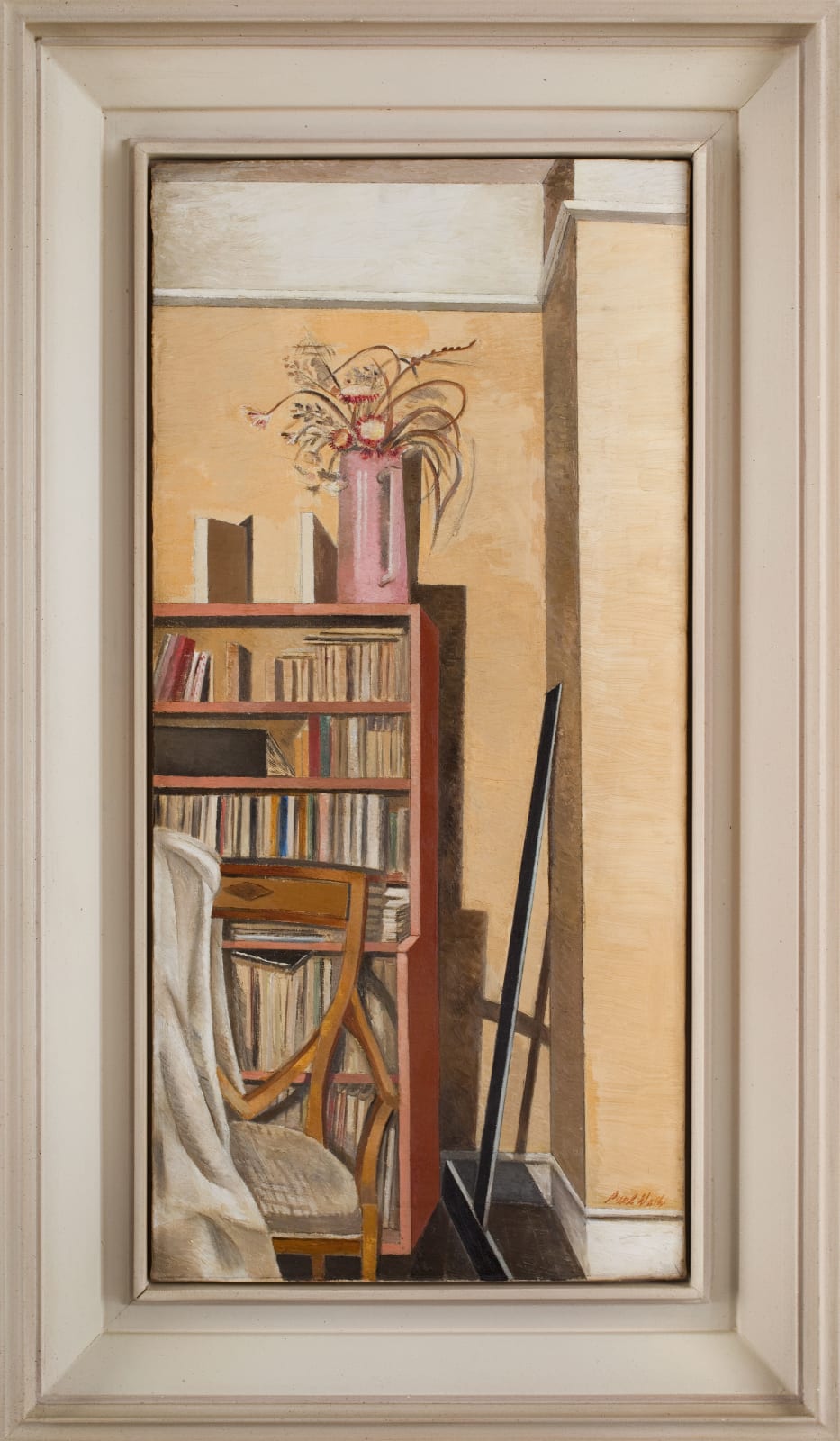 surreal interior oil painting by Paul Nash