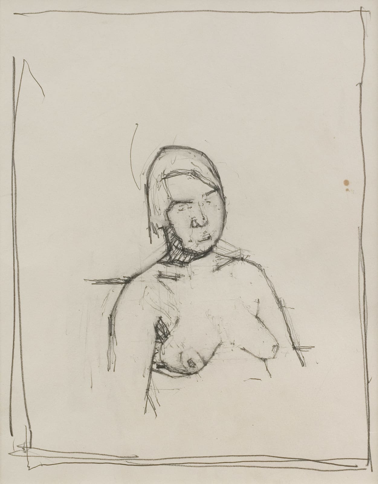 Euan Uglow, Nude Portrait, 1965–75, c.