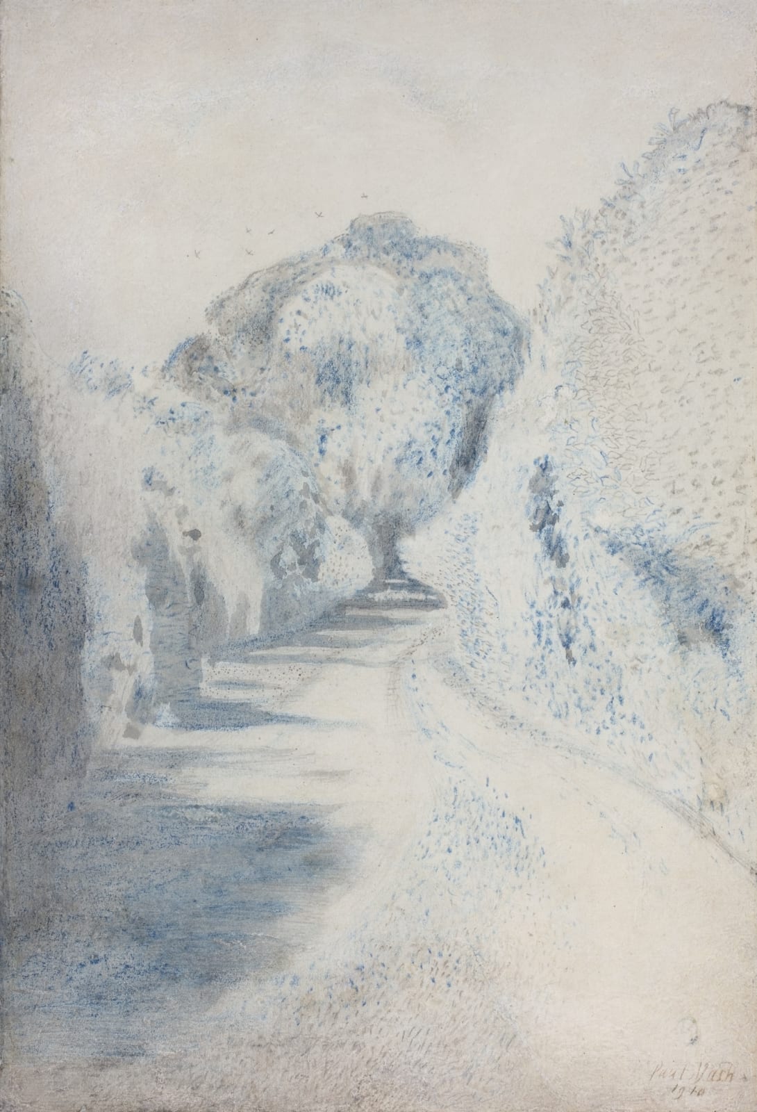 Paul Nash, A Lane in Blue, 1910