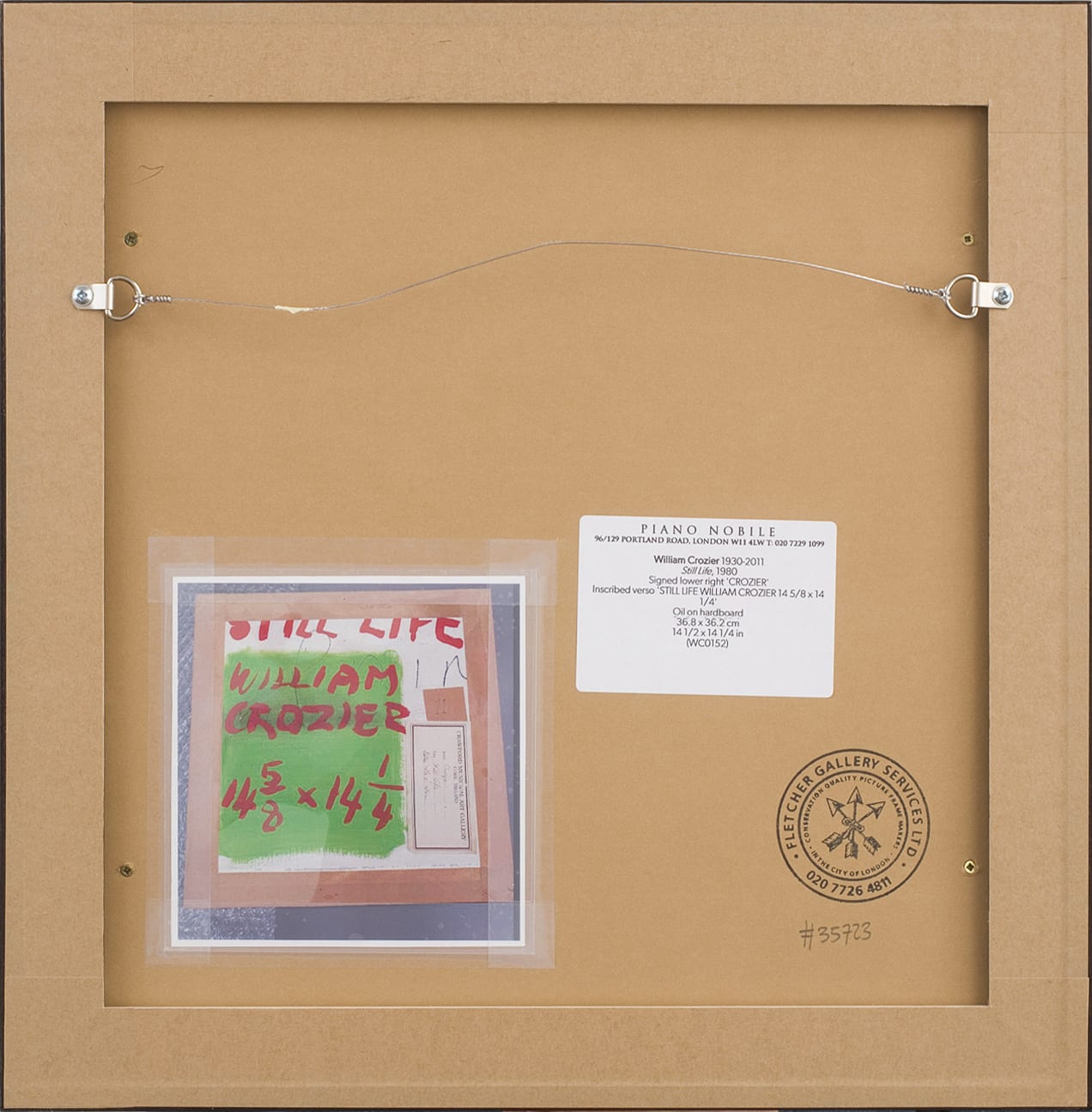 William Crozier, Still Life, 1980