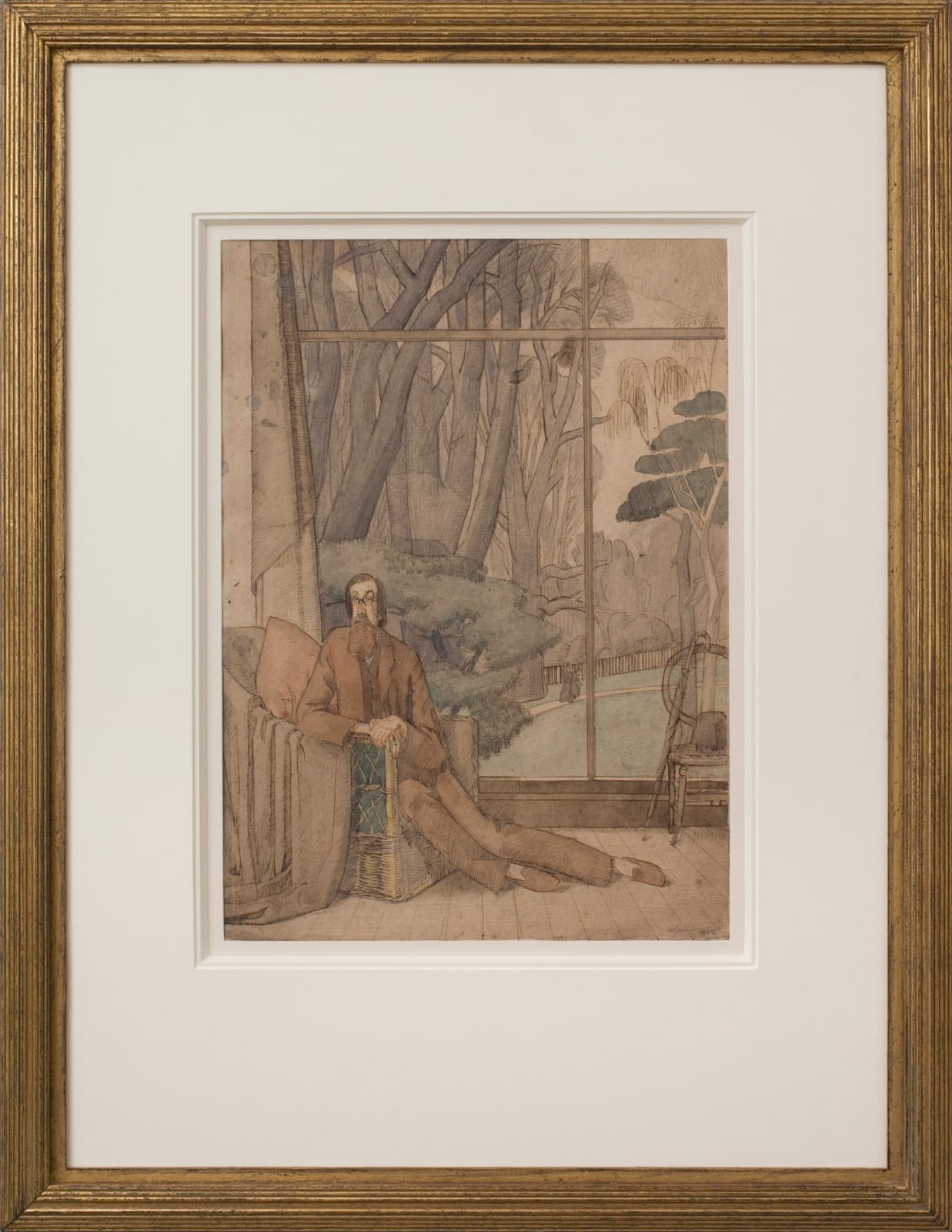 Henry Lamb, Study for Lytton Strachey, 1912