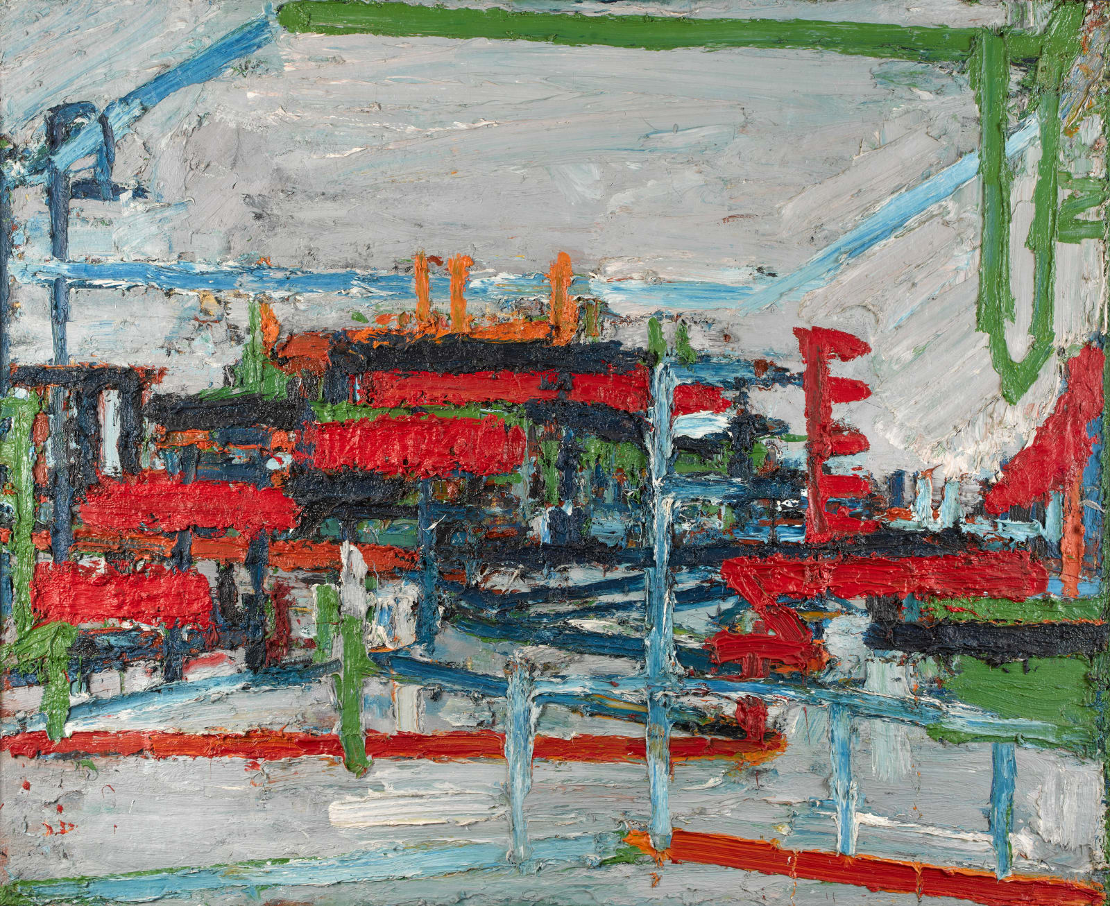 Frank Auerbach, Mornington Crescent IV, 1966-67