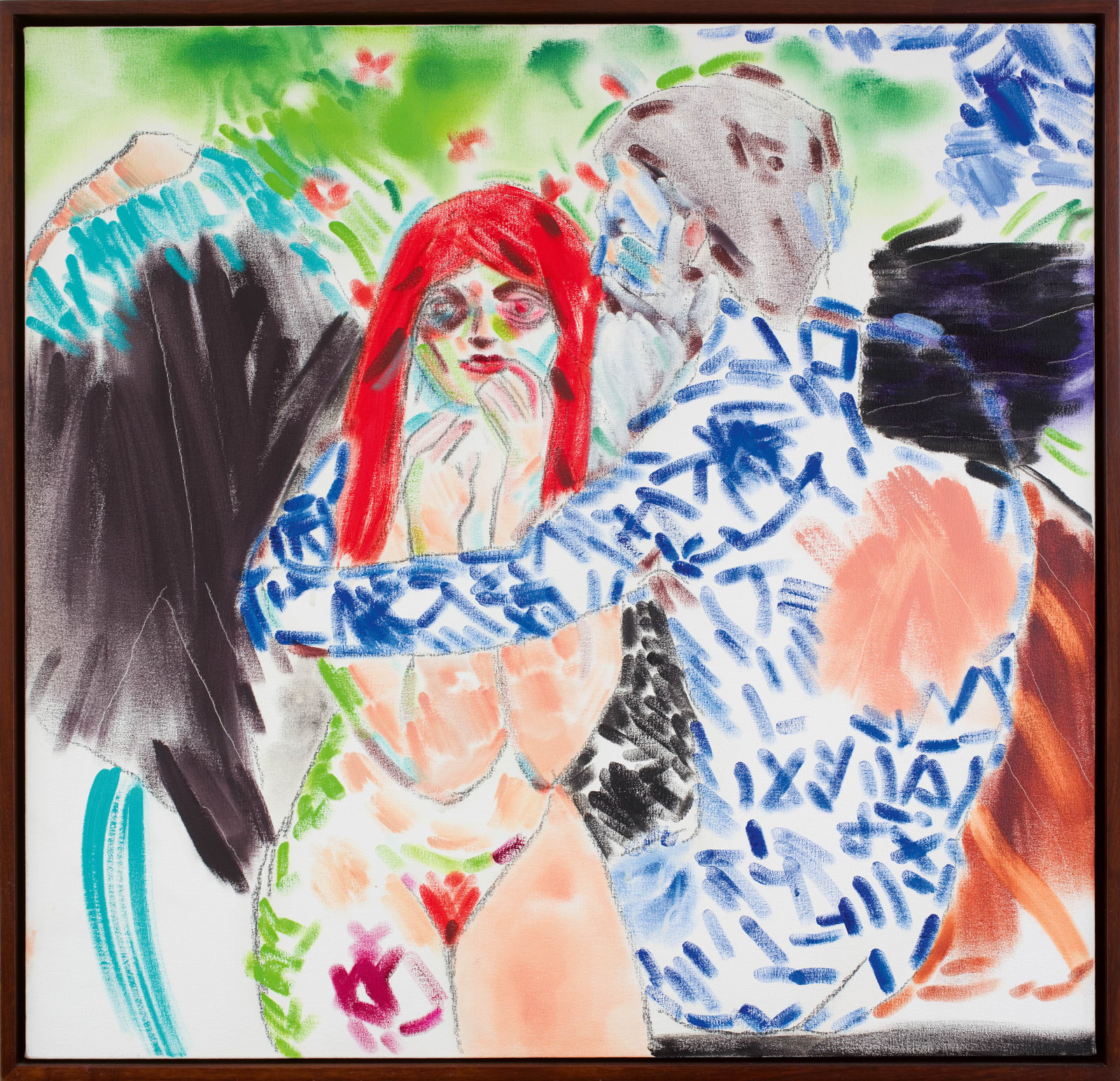 R. B. Kitaj, Los Angeles No. 28 (Hug), 2004