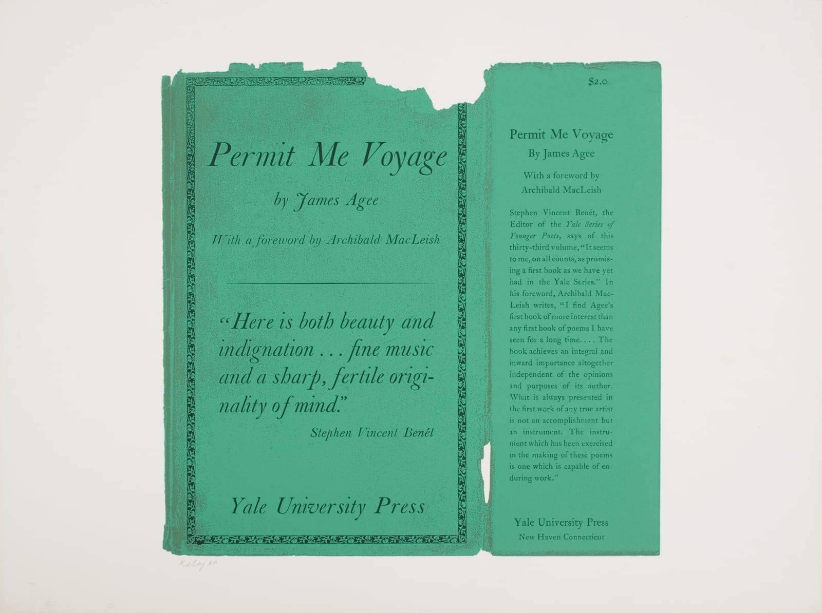 R. B. Kitaj, Permit me Voyage (In Our Time), 1969-70