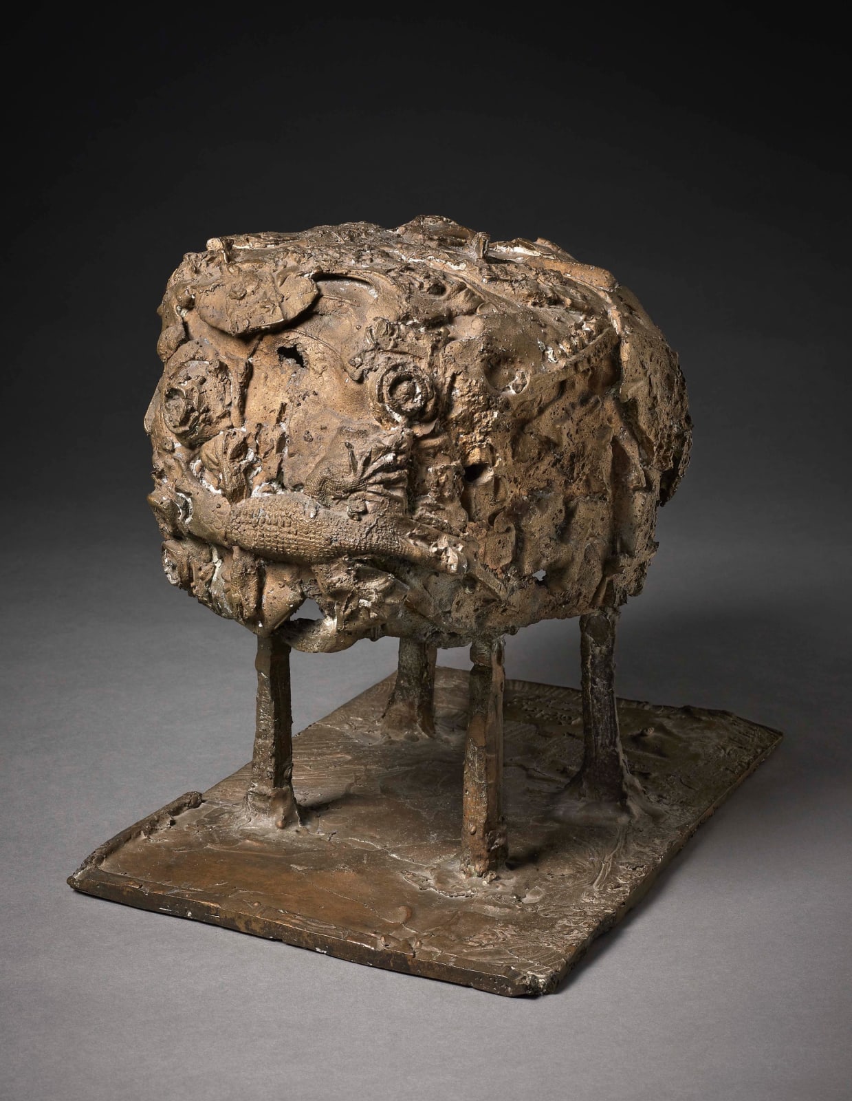 Sir Eduardo Paolozzi, Frog Eating a Lizard, 1957