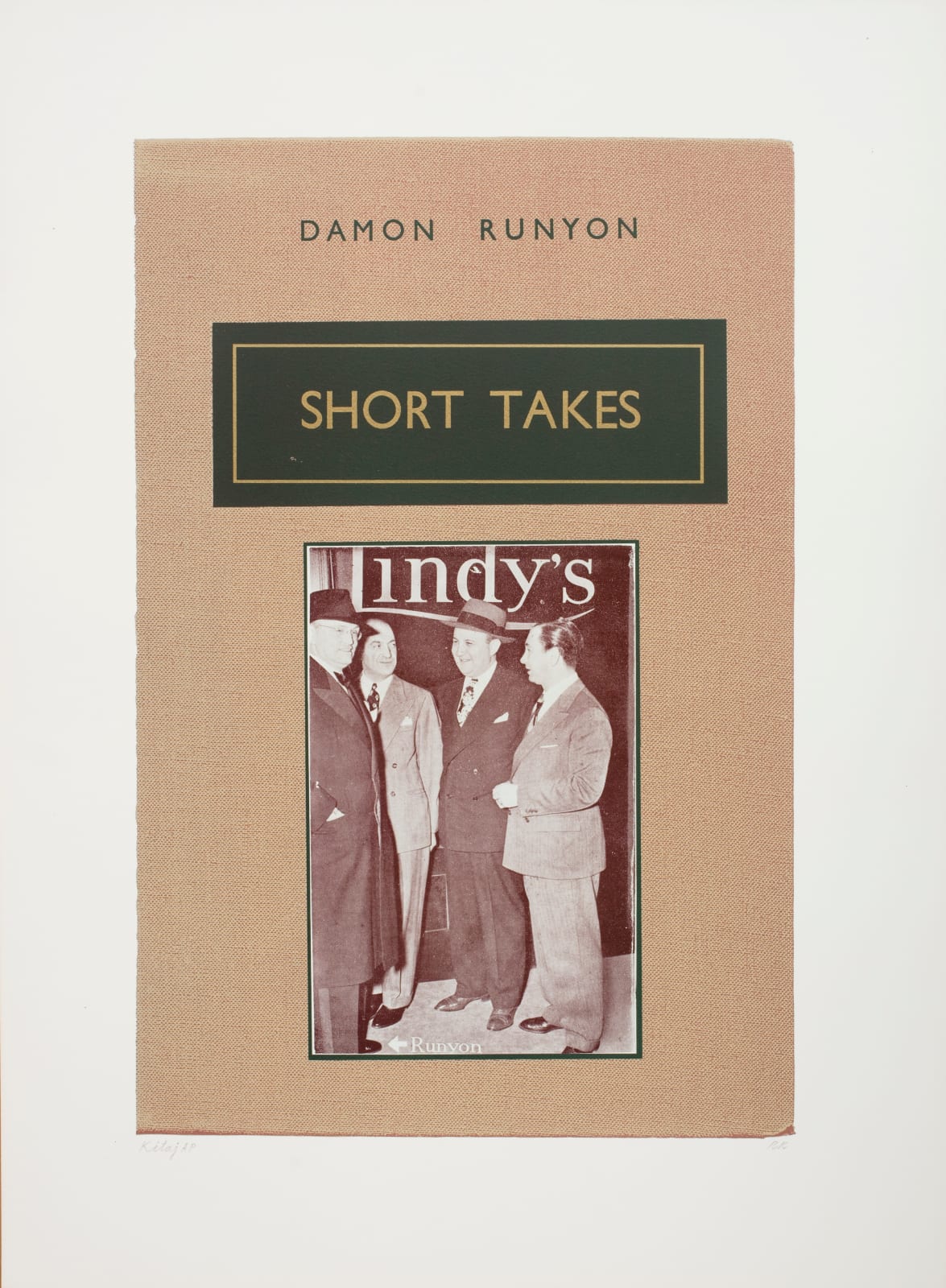 R. B. Kitaj, Short Takes (In Our Time), 1969-70