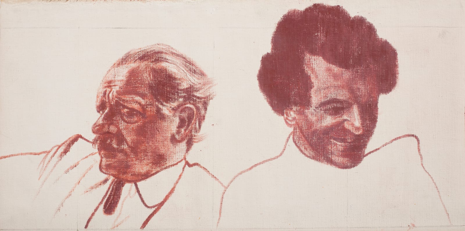 R. B. Kitaj, Kenneth Rexroth and John Wieners, 1968