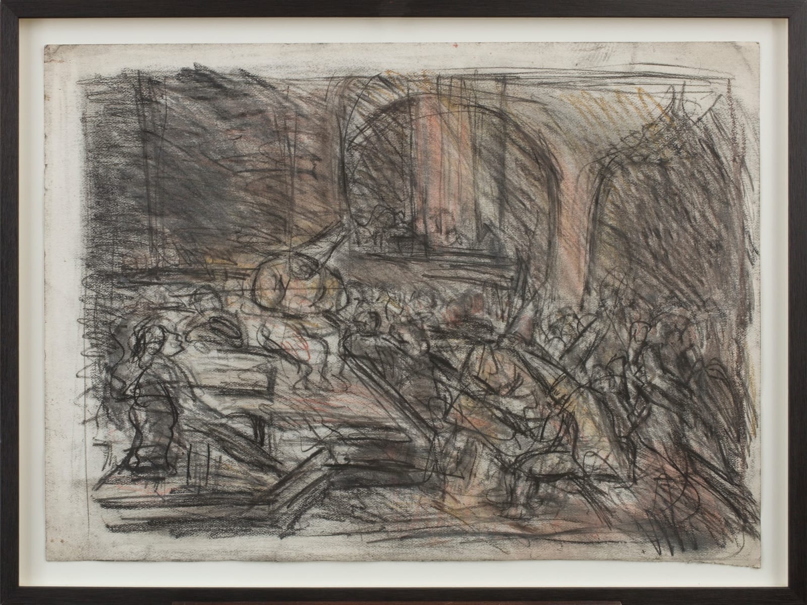 Leon Kossoff, From Goya, 'Auto de Fe', 1994