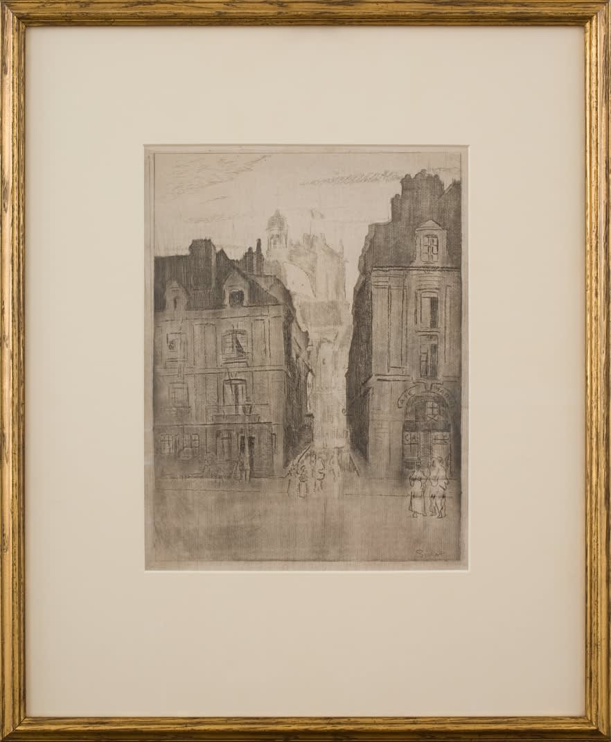 Walter Sickert, La Rue Notre Dame, Dieppe, 1909