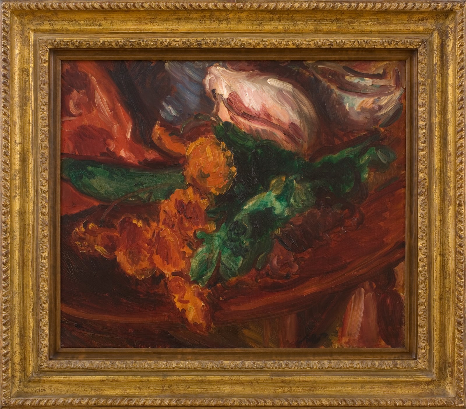 abstract still life of flowers by Matthew Smith