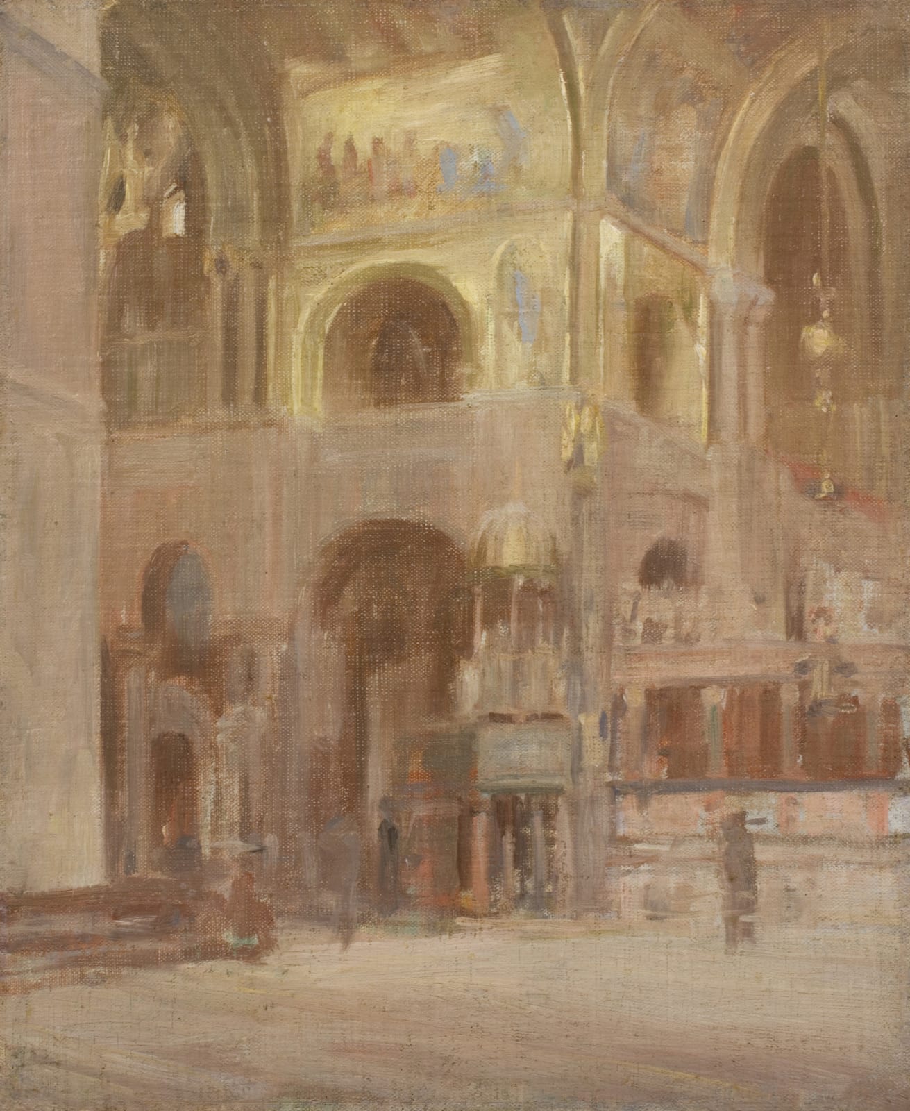 Walter Sickert, Study for Interior of St Mark's, Venice, 1895-96