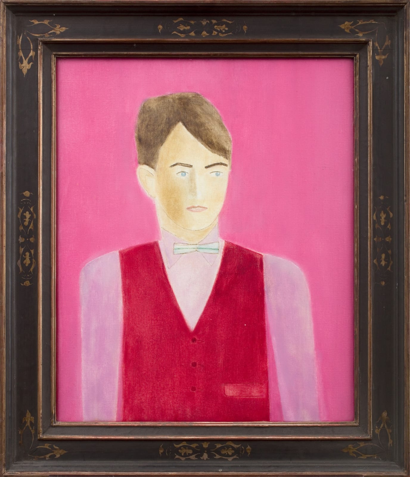 Craigie Aitchison, Portrait of Simon de Wrongal, 1984