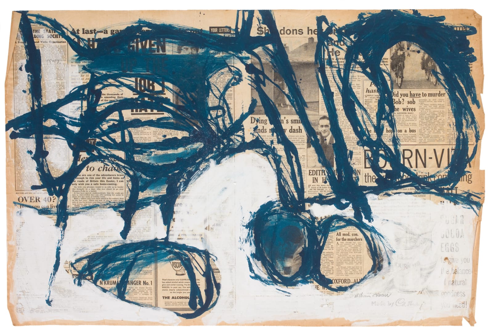 William Crozier, Untitled (The People, 29 March 1959), 1959