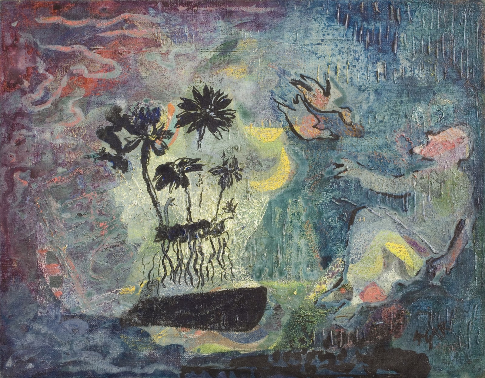 Eileen Agar, Bernard Shaw Feeding the Birds, 1934