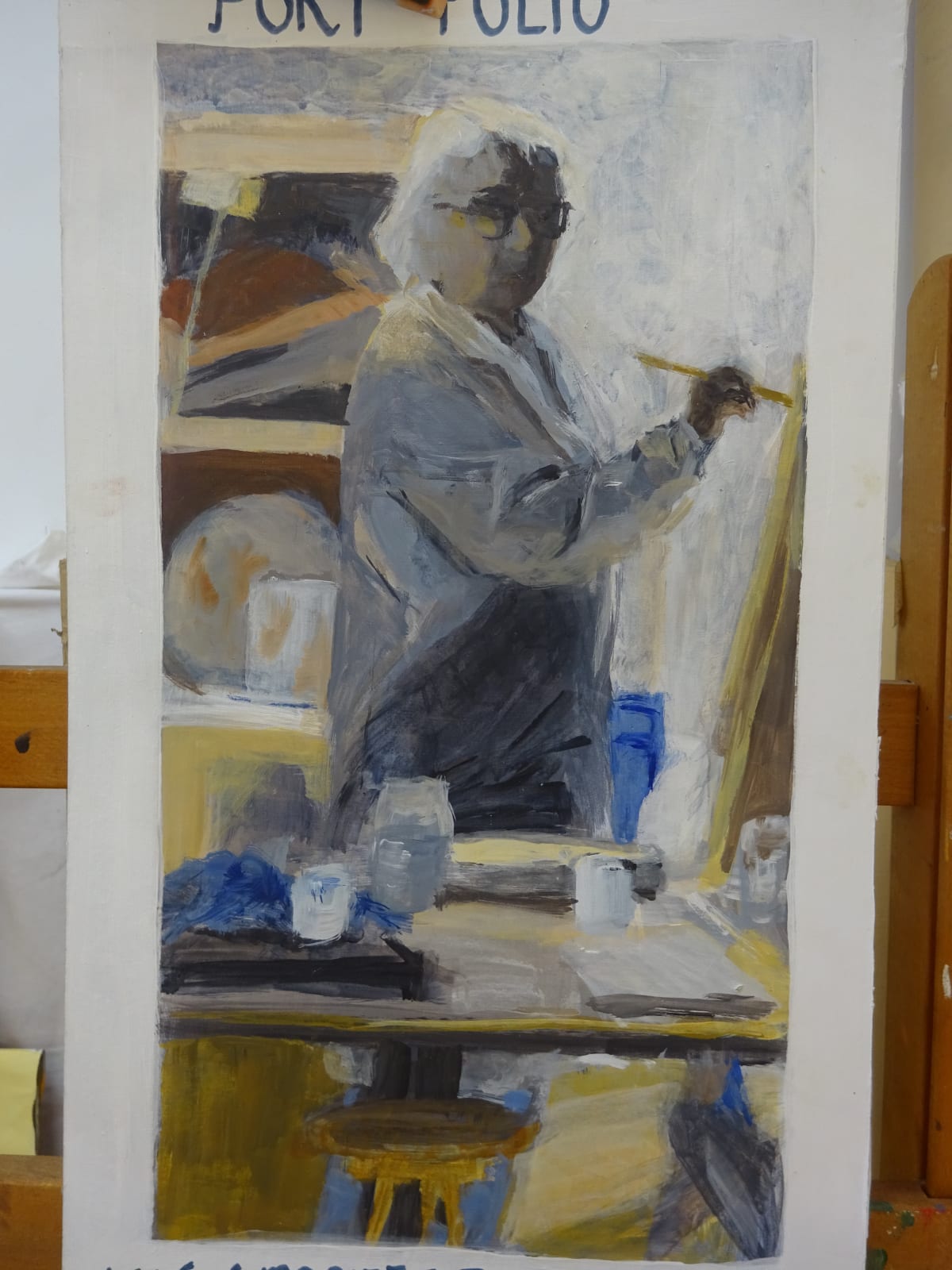 Marietje Stiekema, Ik, trots, in mijn atelier, 2022