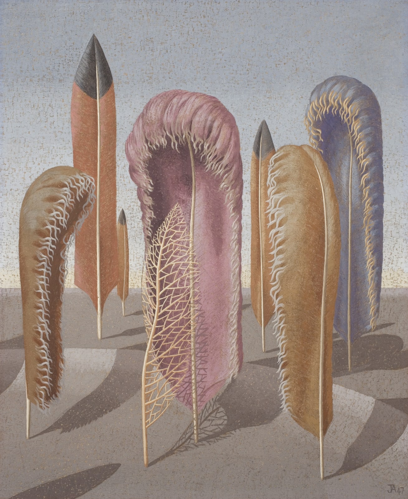 John Armstrong, Feathers and Leaf, 1947