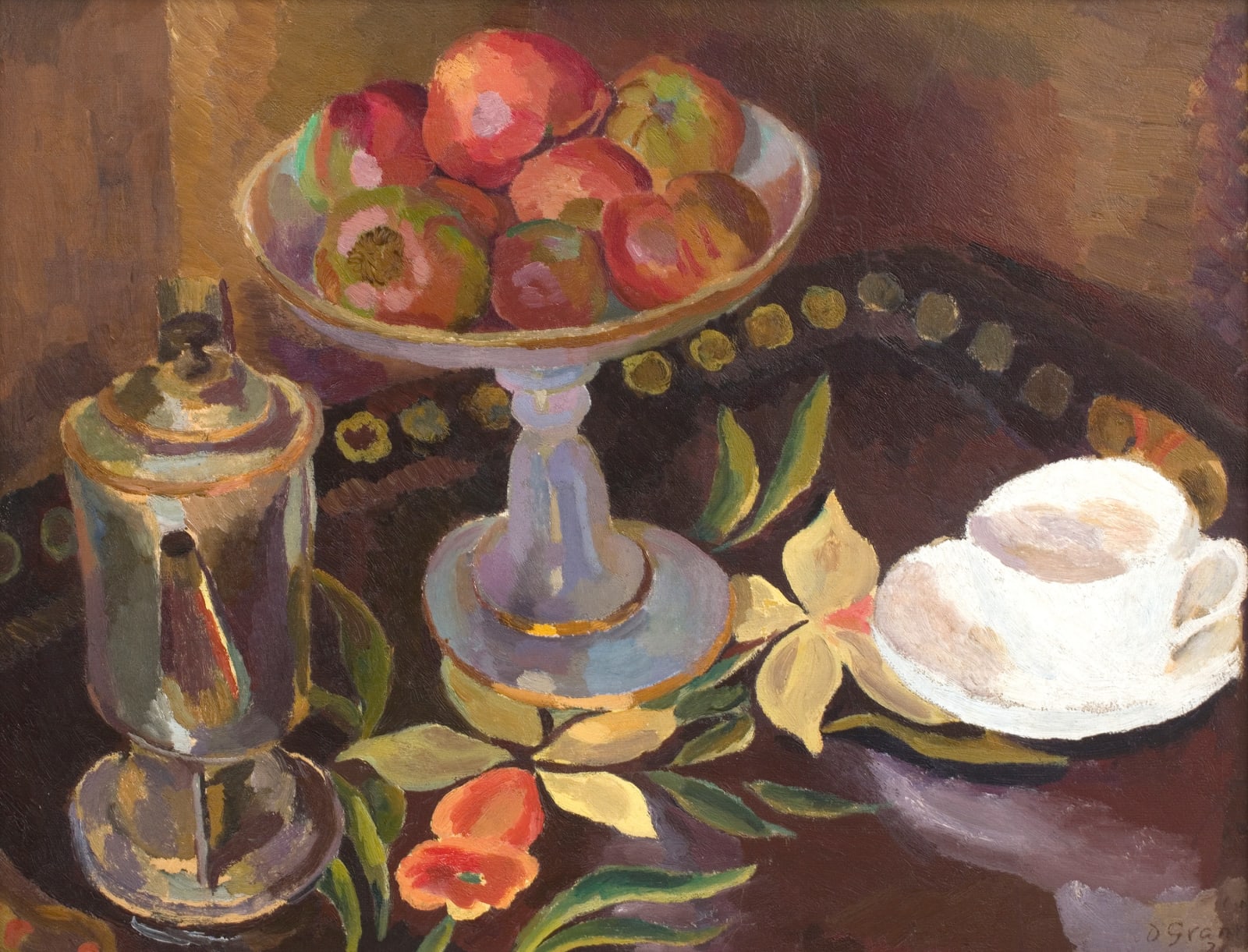 Duncan Grant, Still Life with Fruit and Compotier, 1919–20, c.