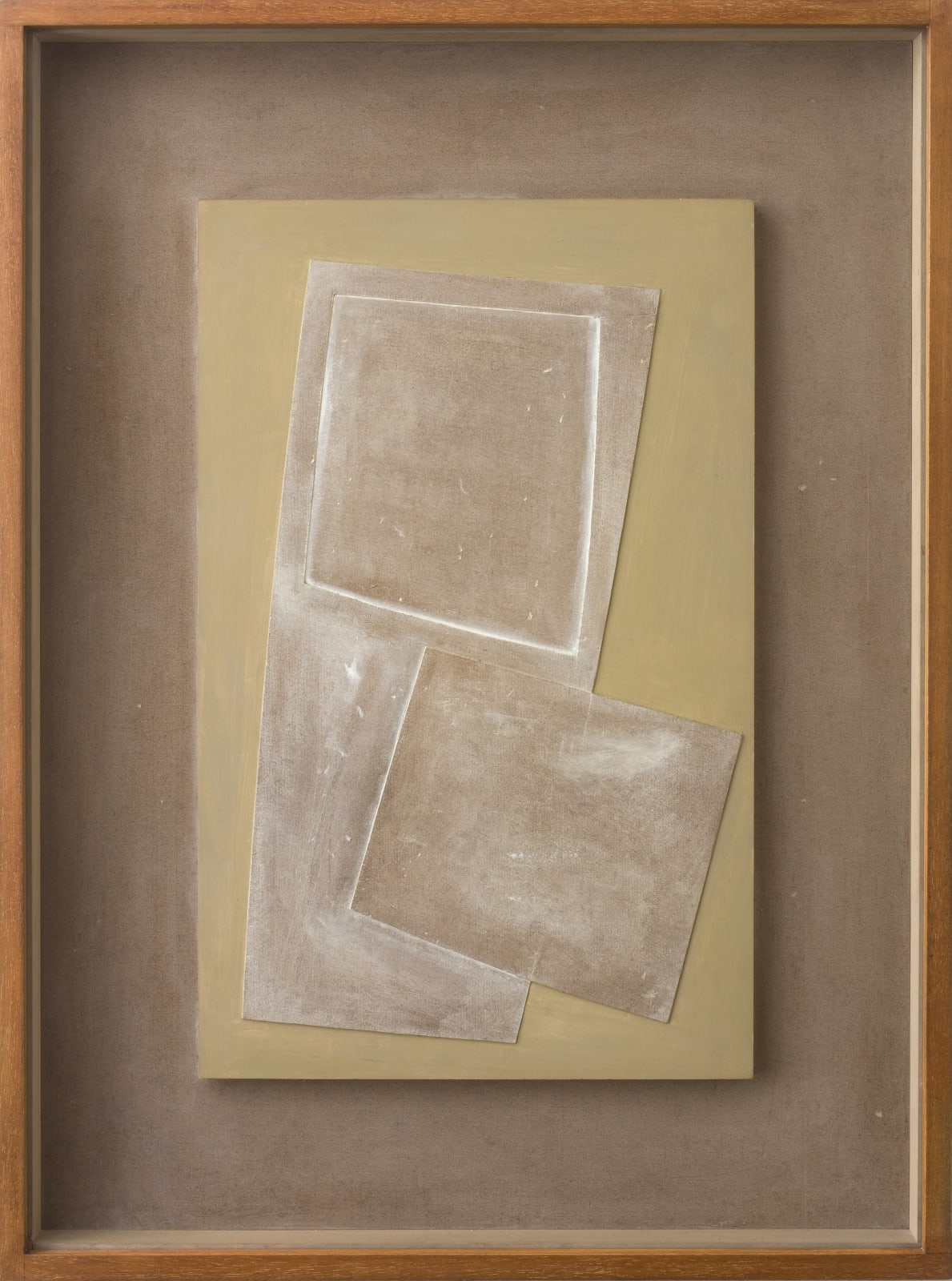 Ben Nicholson, 1971 (two squares and very green), 1971