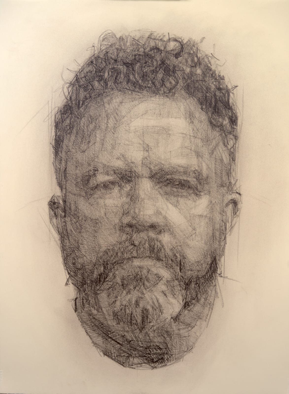 Colin Davidson, Self-Portrait study, 2019