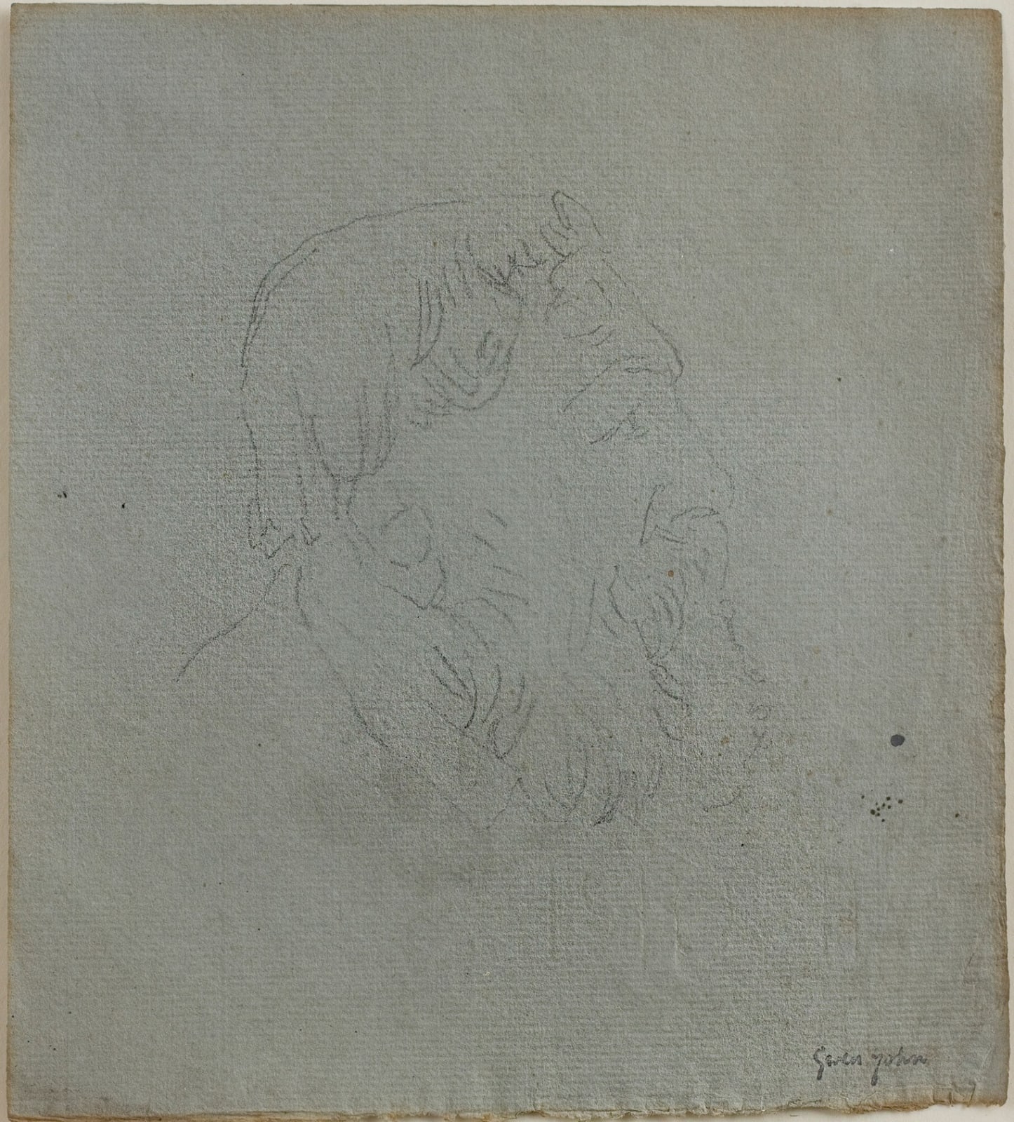 Gwen John, Portrait of Auguste Rodin