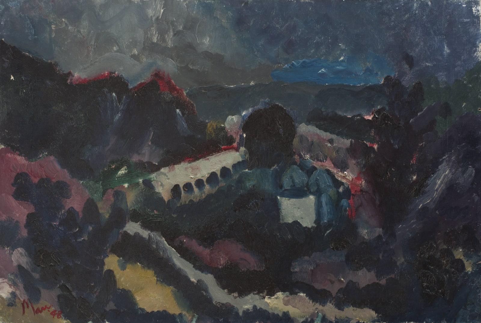 Leslie Marr, Monastery of Ay Chrisostomos, Cyprus , 1948