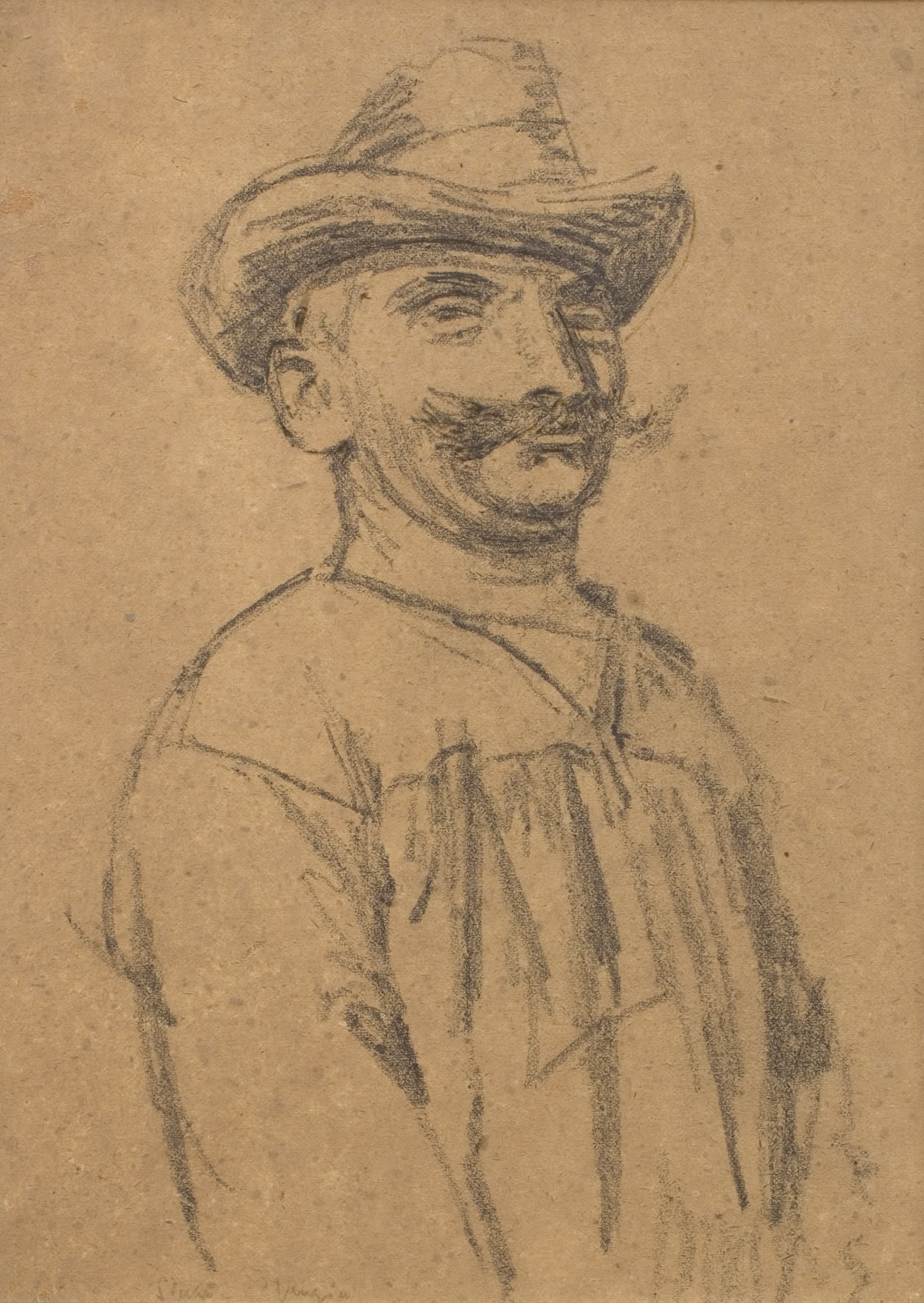 Walter Sickert, Portrait of Signor De Rossi or Gondolier, 1903, c.