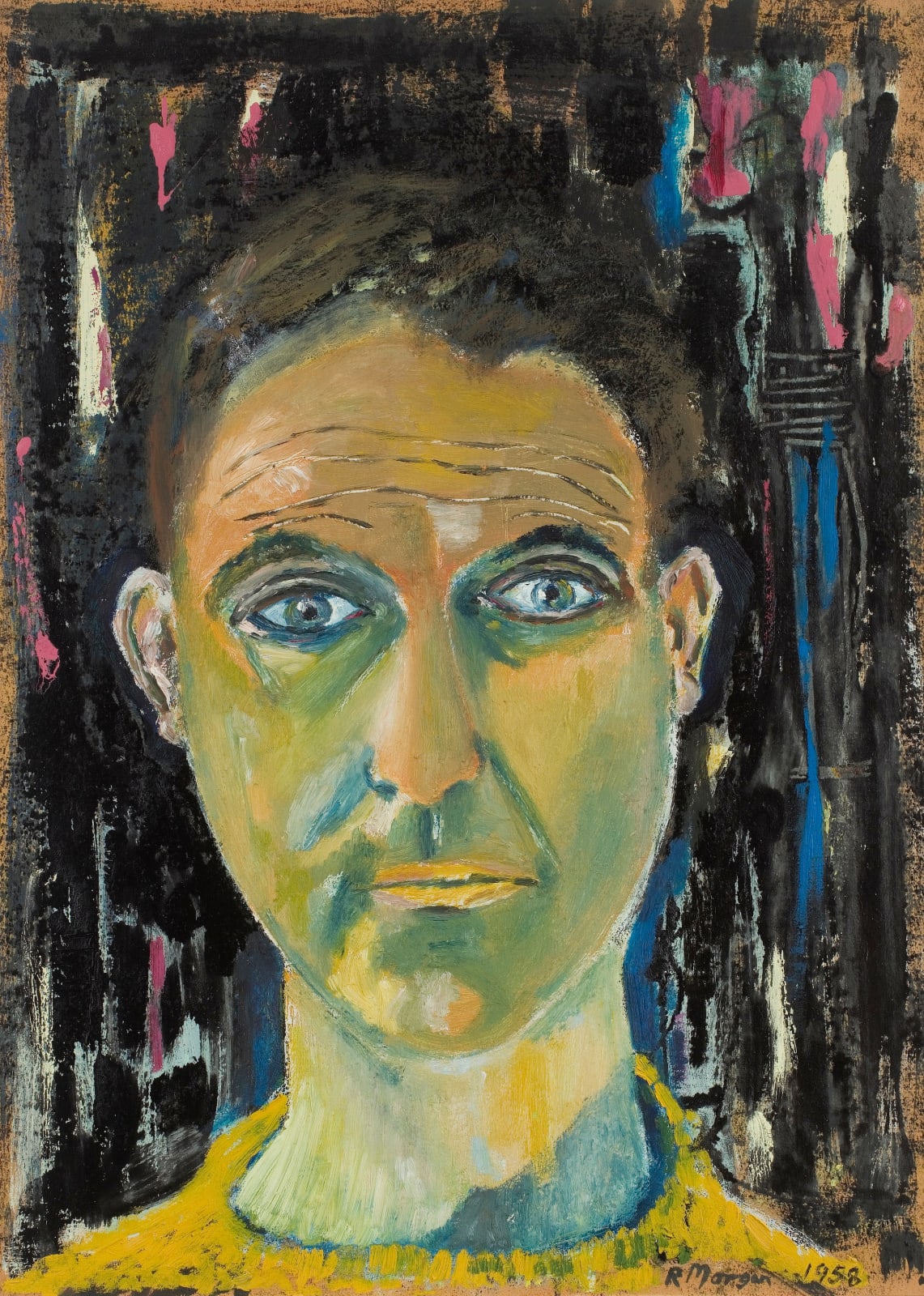 Robert Morgan, Self-Portrait, 1958