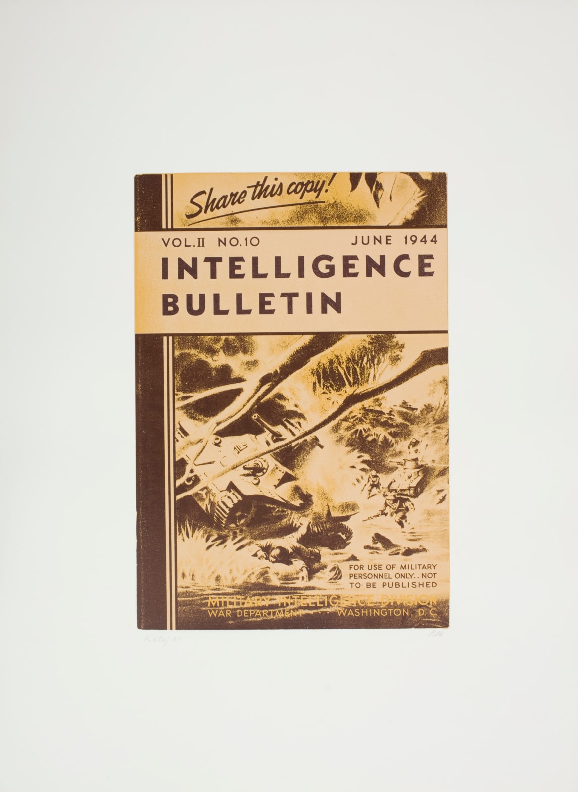 R. B. Kitaj, Intelligence Bulletin (In Our Time), 1969-70