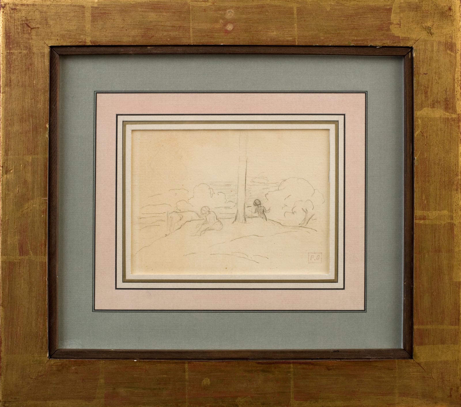 Paul Gauguin, Double-sided sheet of studies of Martiniquais figures, 1887