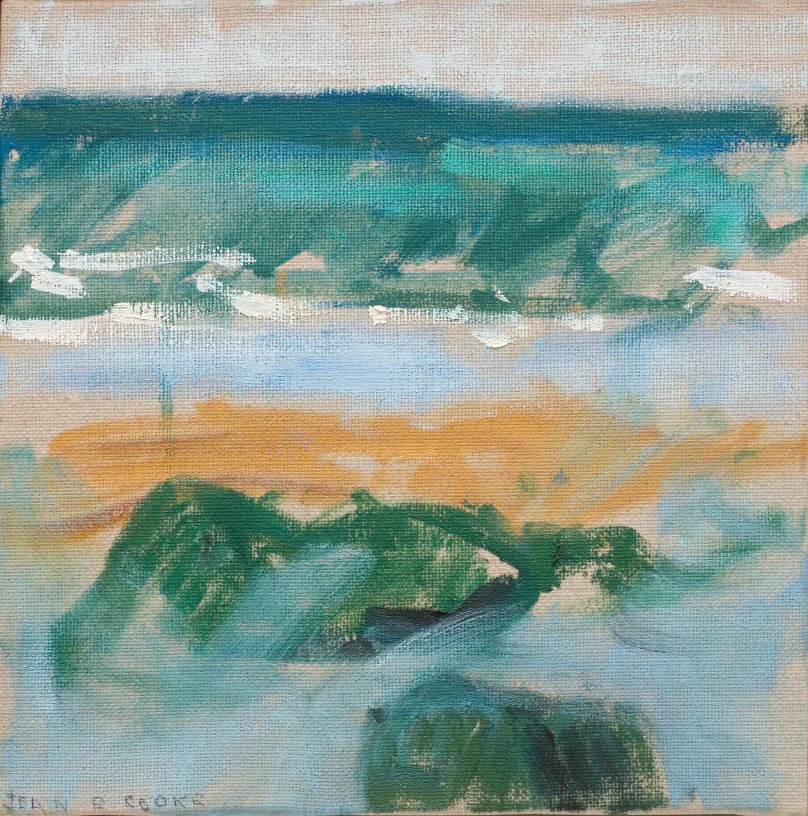 Jean Cooke, Rock and Sea, 2007, c.