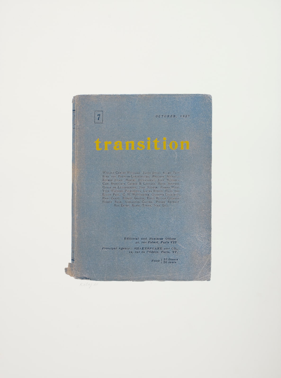 R. B. Kitaj, Transition (In Our Time), 1969-70