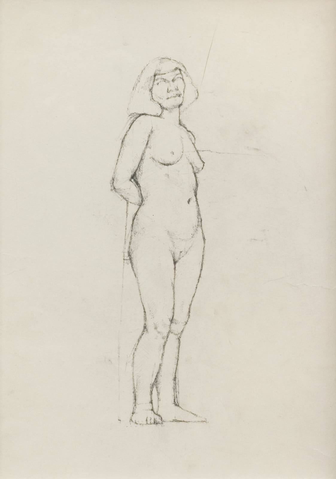 Euan Uglow, Standing Female Nude, 1950–60, c.