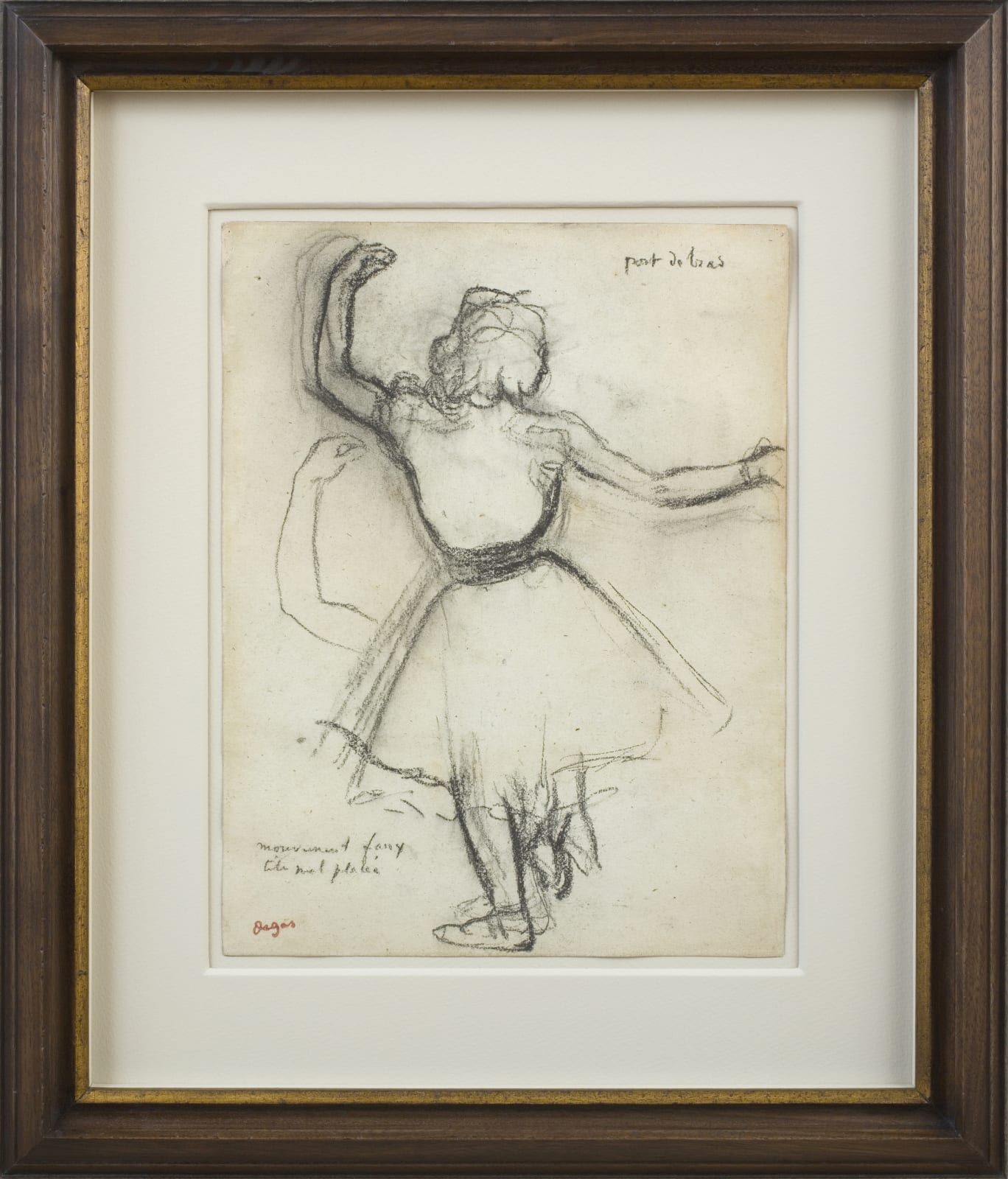 Edgar Degas, Danseuse vue de dos: Port de bras, 1875-85, c.