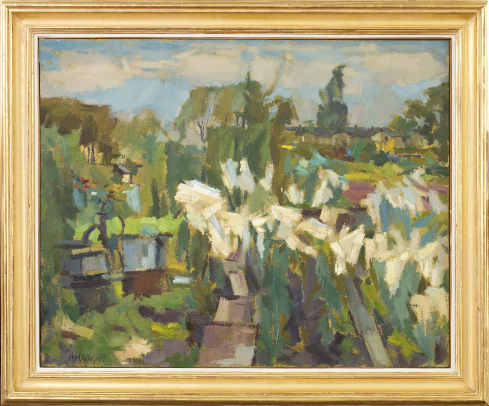 Cyril Mann, Allotments, Walthamstow, 1969