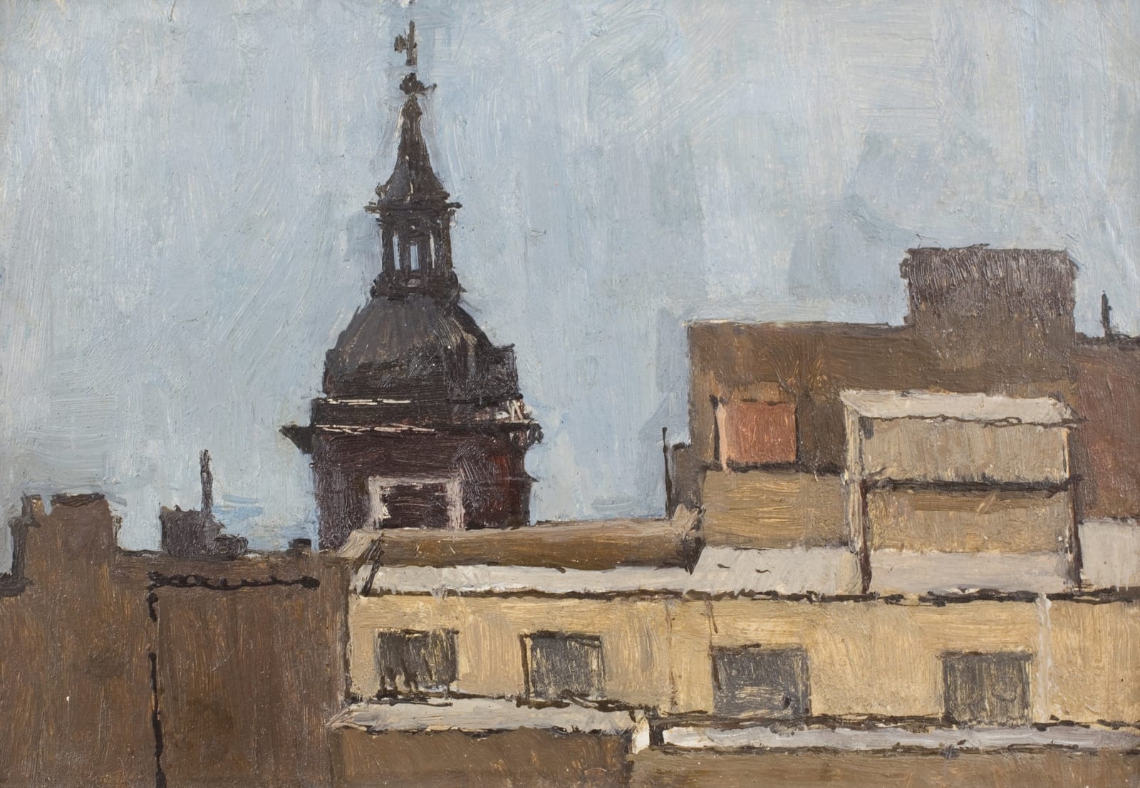 Euan Uglow, Church in the City, 1955 c.