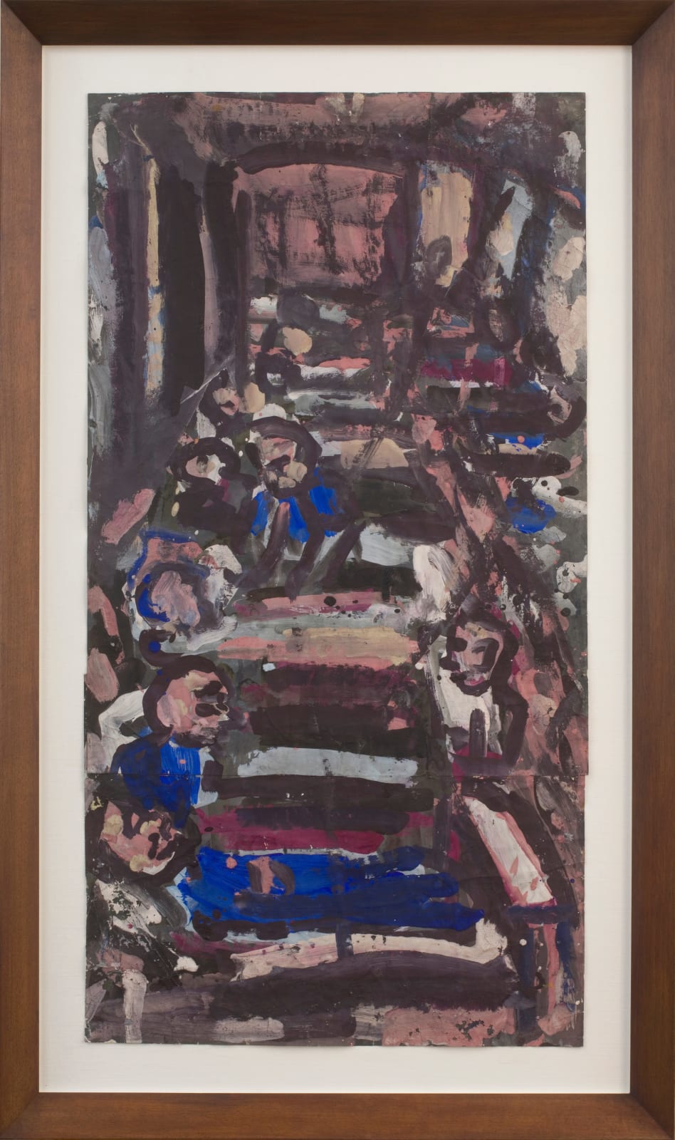 Leon Kossoff, A ward in a London hospital no. 2, 1965