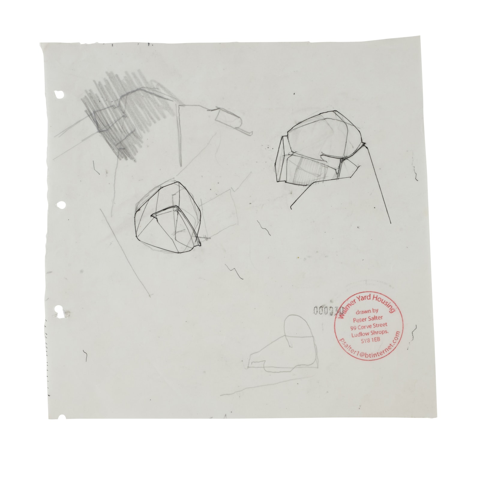 Peter Salter, Study of yurt spatial relationships (1:100), 2005