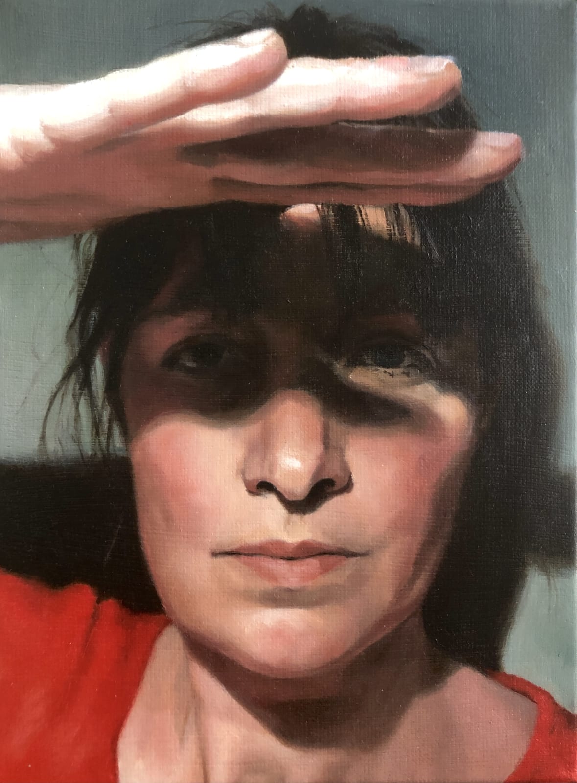 Rebecca Holton, Self Portrait in Lockdown