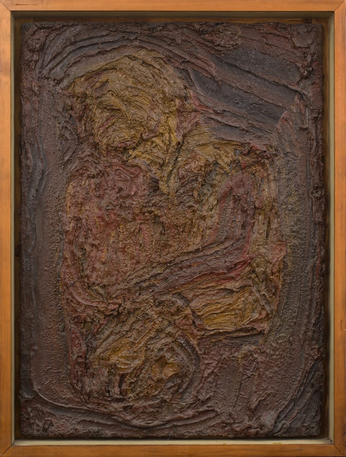 Leon Kossoff, Seated Figure No. 1, 1958