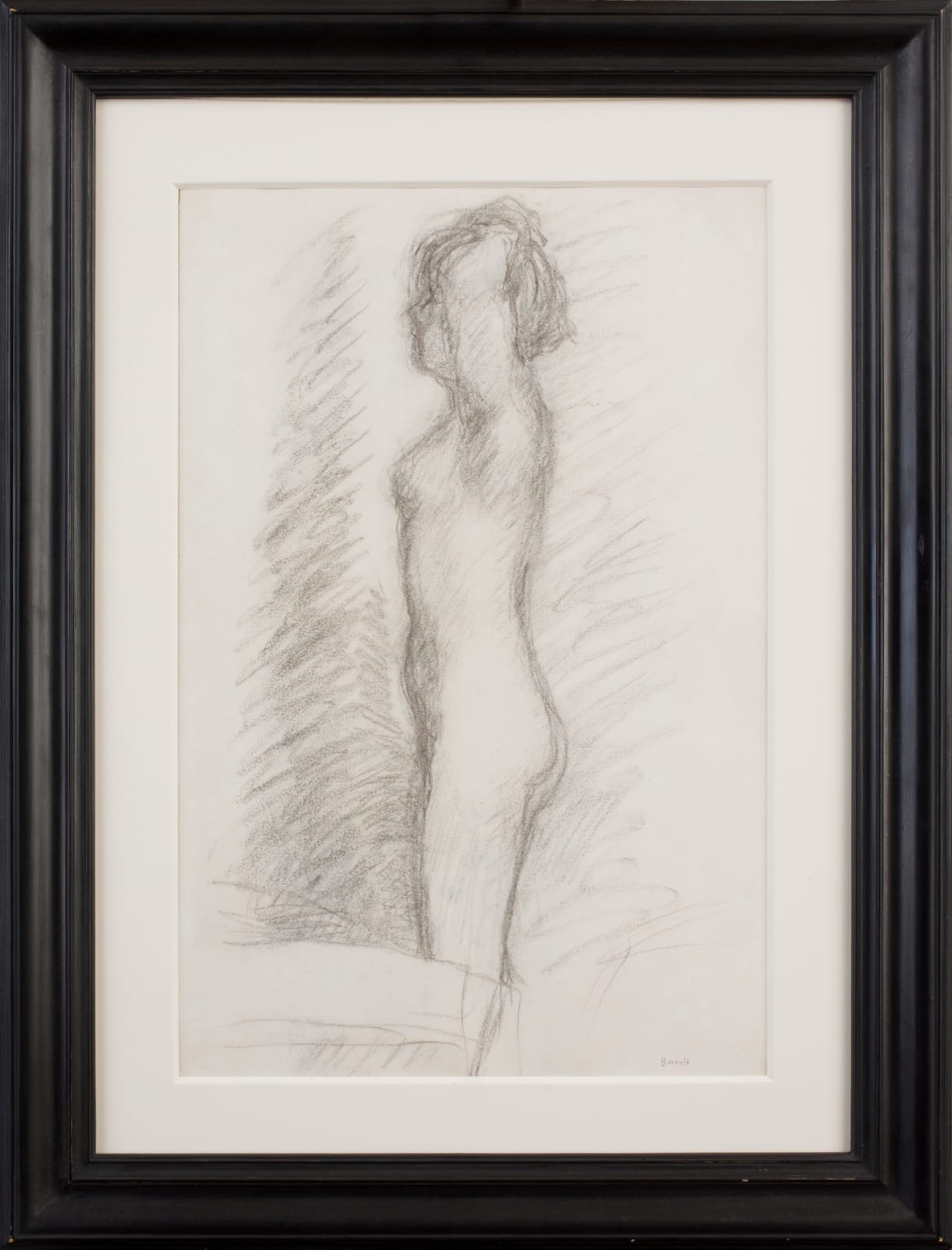 Pierre Bonnard, Nude in Profile with Arms Raised, 1936, c.