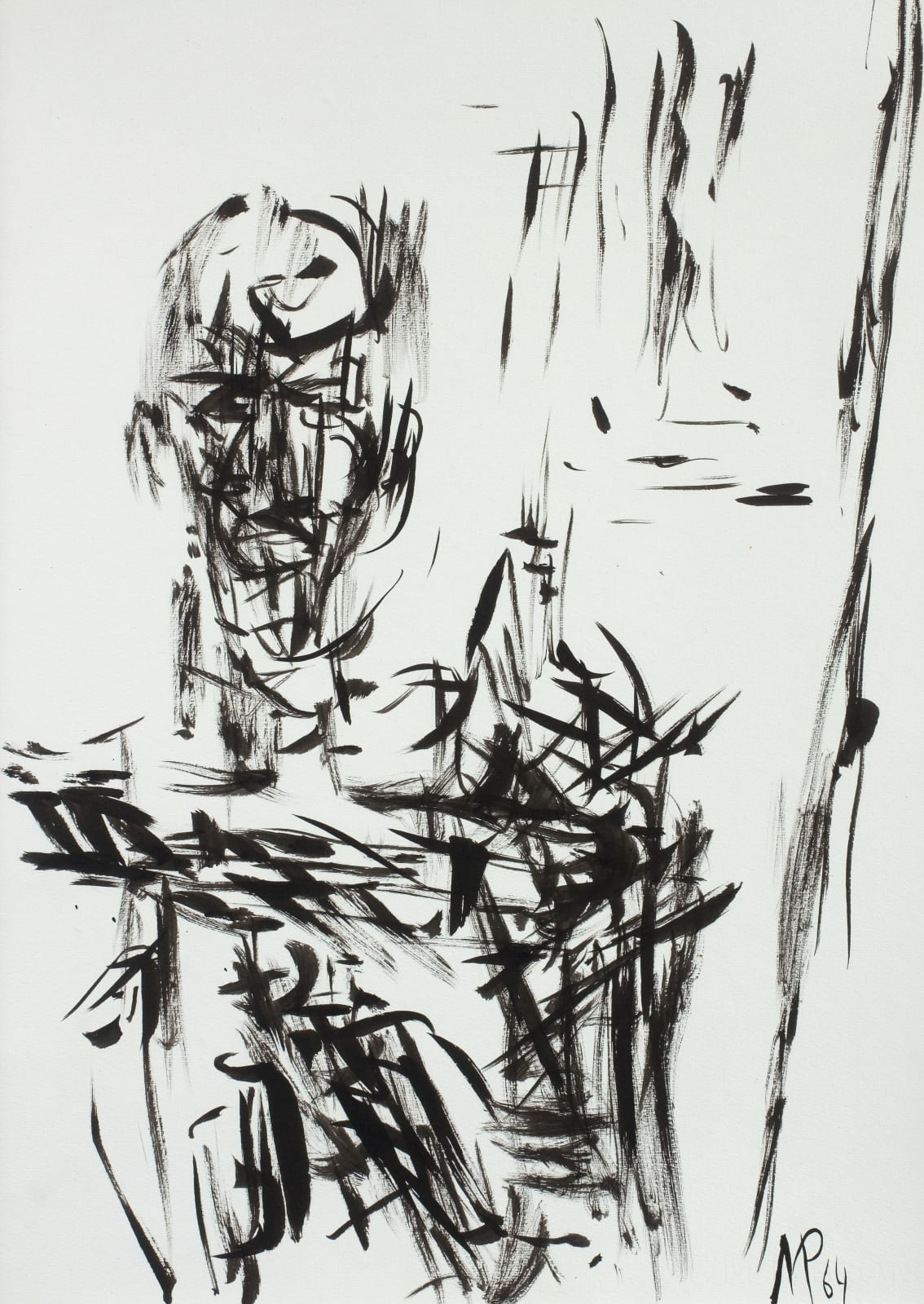 Michael Piper, Self-Portrait, 1964