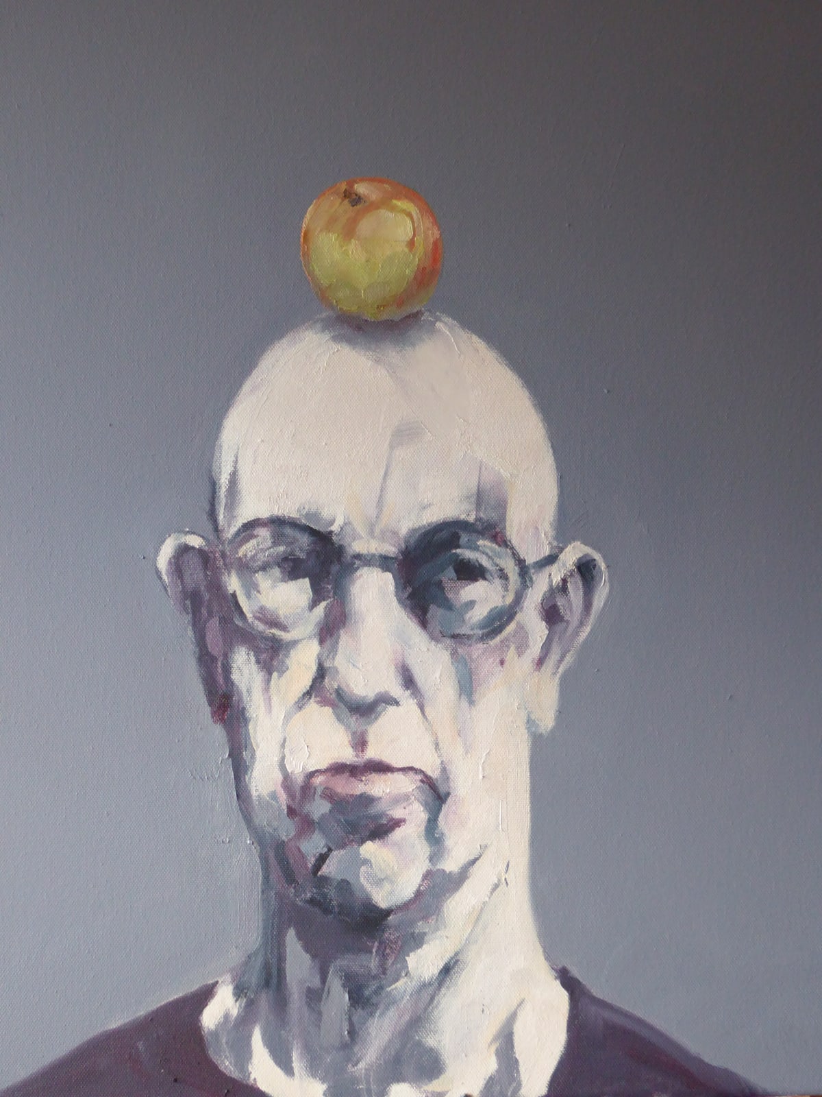 Peter Bowen, Self with apple