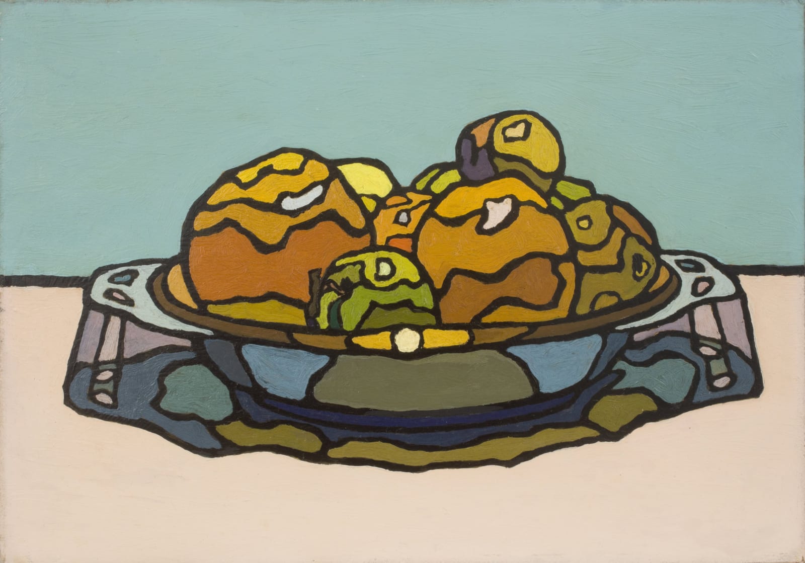 Cyril Mann, Dish of Fruit , 1955 c.