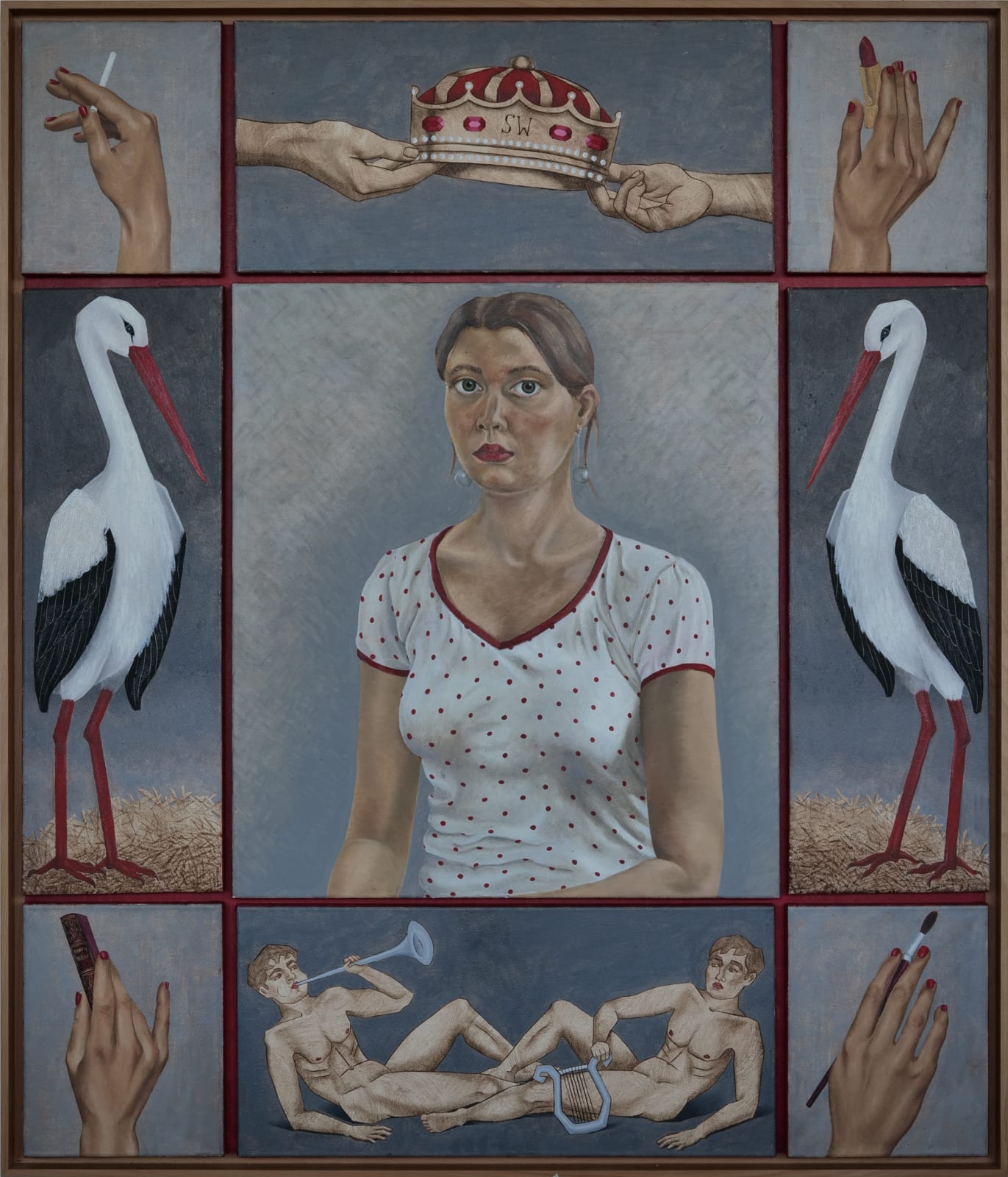 Salwa Wittwer, Krönungs-Polyptychon (Coronation polyptych), 2024-25