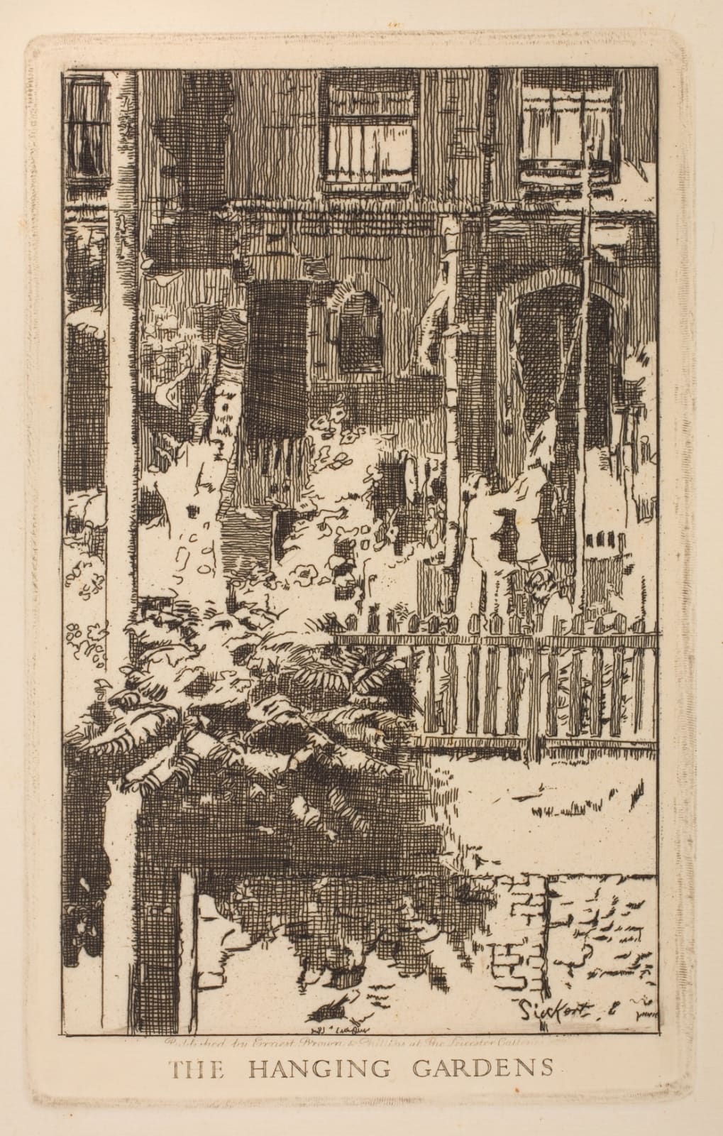 Walter Sickert, The Hanging Gardens, 1925, c.